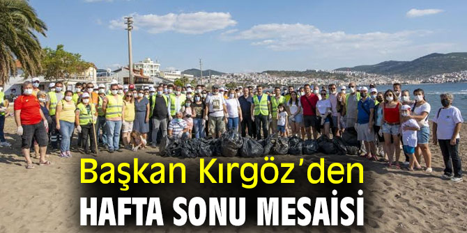 Başkan Kırgöz’den Hafta Sonu Mesaisi