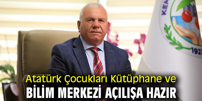 Atatürk Çocukları Kütüphane ve bilim merkezi açılışa hazır