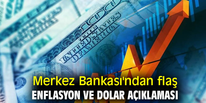 Merkez Bankası'ndan flaş enflasyon ve dolar açıklaması