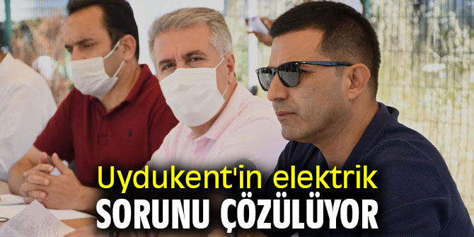 Uydukent'in elektrik sorunu çözülüyor