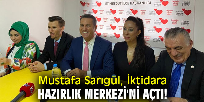 Mustafa Sarıgül, İktidara Hazırlık Merkezi'ni açtı!