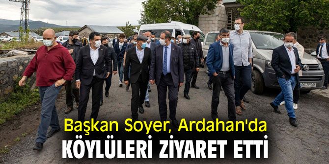 Başkan Soyer, Ardahan'da köylüleri ziyaret etti