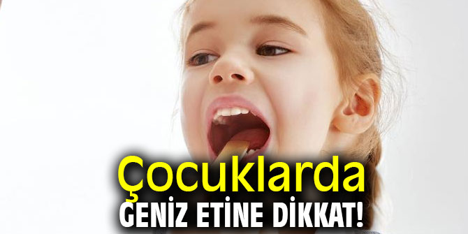 Çocuklarda geniz etine dikkat!