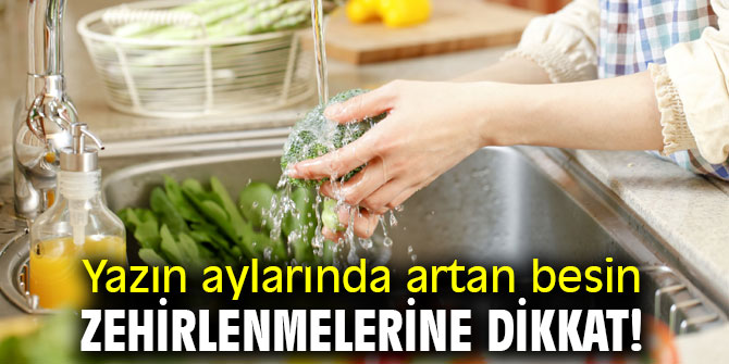 Uzmanından uyarı! Yazın aylarında artan besin zehirlenmelerine dikkat!
