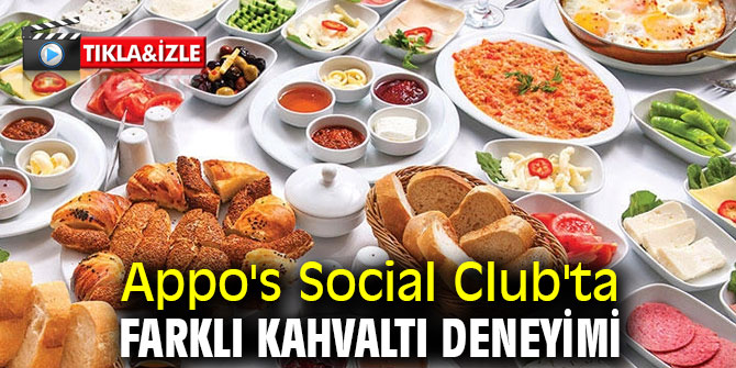 Appo's Social Club'ta farklı kahvaltı deneyimi