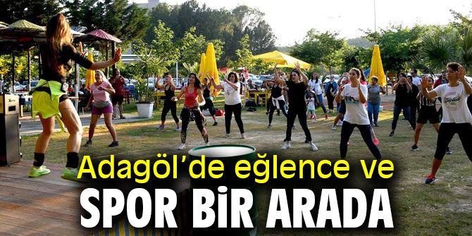 Adagöl’de eğlence ve spor bir arada