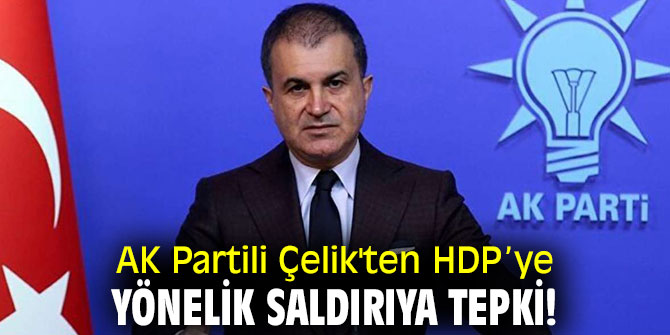 AK Partili Çelik'ten HDP’ye yönelik saldırıya tepki!