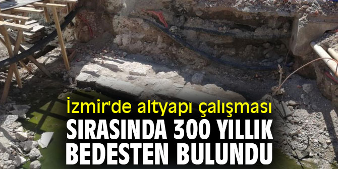 İzmir'de 300 yıllık bedesten bulundu