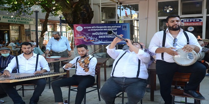AYDIN BÜYÜKŞEHİR BELEDİYESİ VE KUŞADASI BELEDİYESİ’NDEN MÜZİSYENLERE DESTEK 