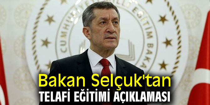 Bakan Selçuk'tan telafi eğitimi açıklaması