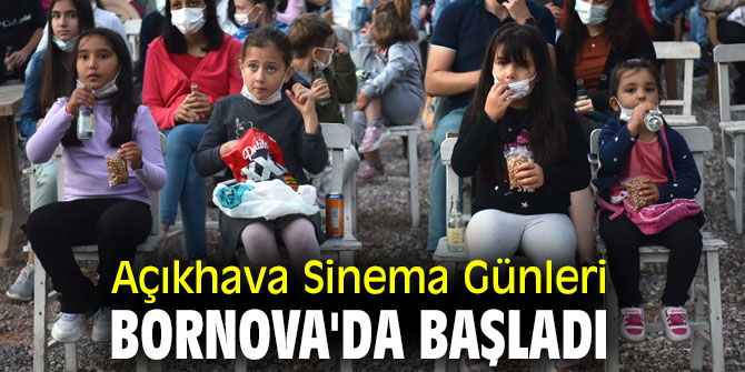 Açıkhava Sinema Günleri Bornova'da başladı