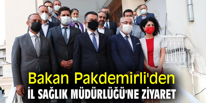 Bakan Pakdemirli'den İl Sağlık Müdürlüğü'ne ziyaret