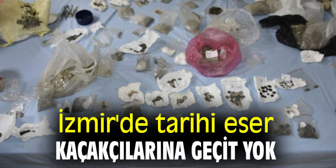 İzmir'de tarihi eser kaçakçılarına geçit yok