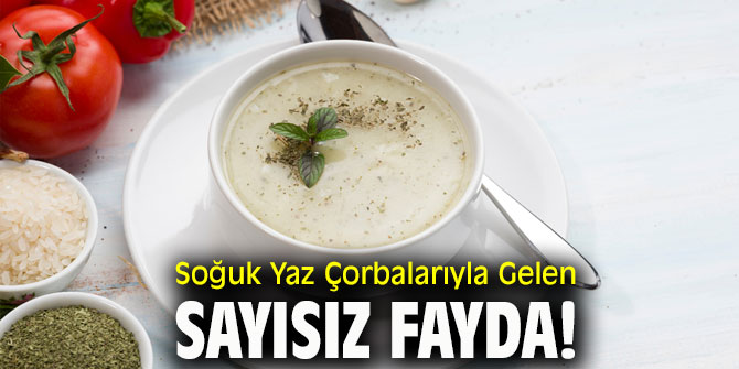SOĞUK YAZ ÇORBALARIYLA GELEN SAYISIZ FAYDA!
