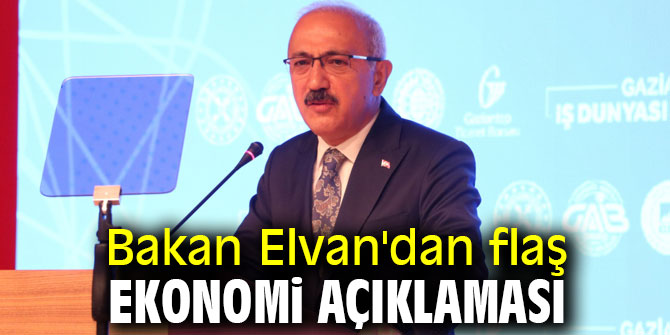 Bakan Elvan'dan flaş ekonomi açıklaması
