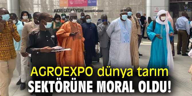 AGROEXPO dünya tarım sektörüne moral oldu!