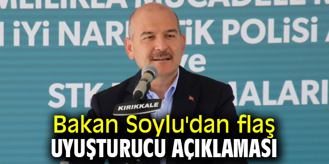 Bakan Soylu'dan flaş uyuşturucu açıklaması