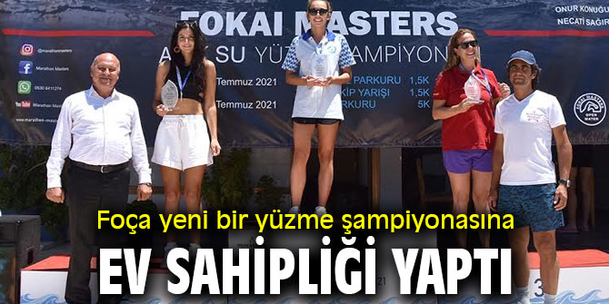 Foça yeni bir yüzme şampiyonasına ev sahipliği yaptı