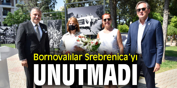 Bornovalı vatandaşlar Srebrenica’yı unutmadı