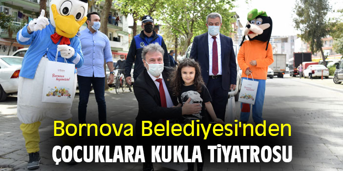 Bornova Belediyesi'nden çocuklara kukla tiyatrosu