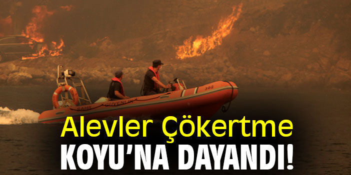 Alevler Çökertme koyuna dayandı!