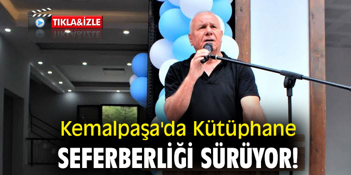 Kemalpaşa'da Kütüphane seferberliği sürüyor!