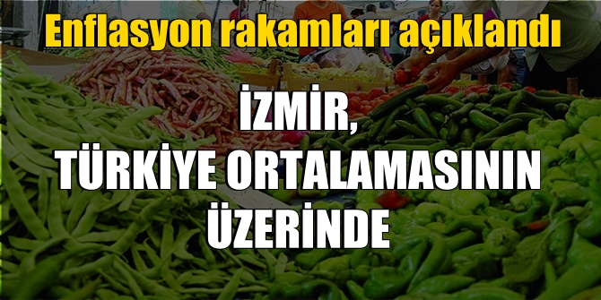 Enflasyon rakamları açıklandı! İzmir Türkiye ortalamasının üzerinde