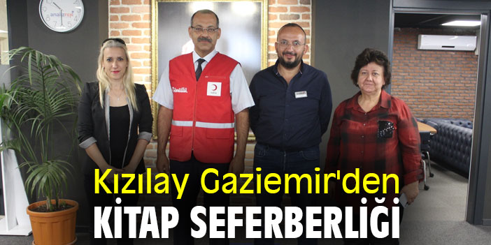 Kızılay Gaziemir'den kitap seferberliği