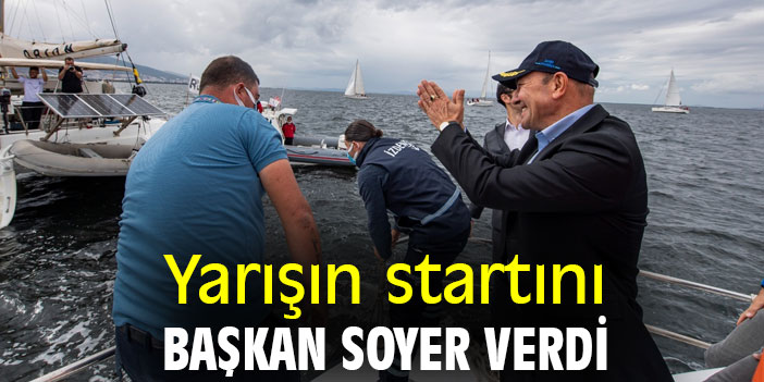 Yarışın startını Başkan Soyer verdi