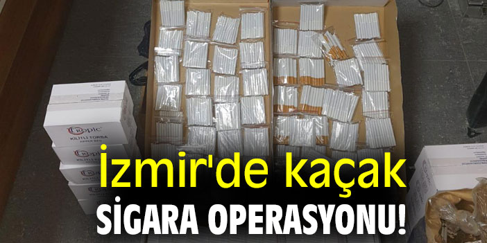 Kaçak sigara satıcısı yakalandı
