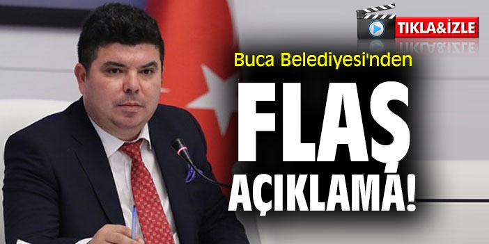 Buca Belediyesi'nden flaş açıklama!
