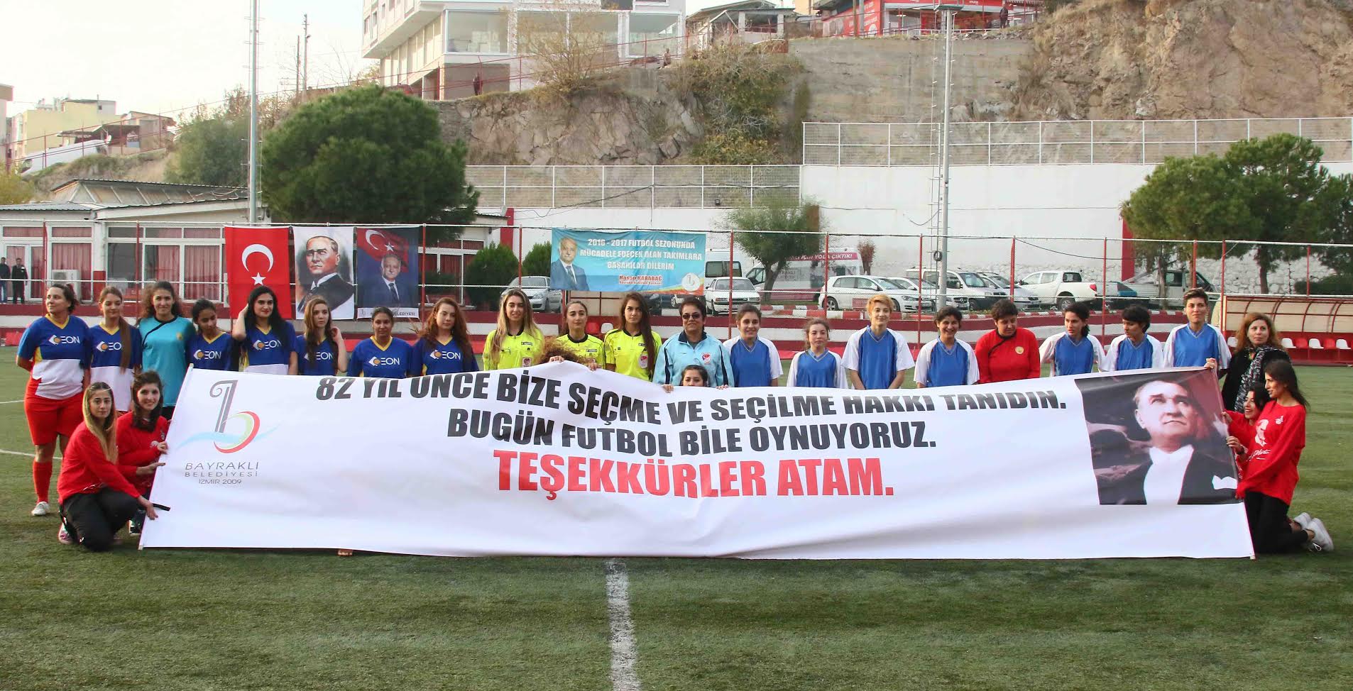 Kadın hakları için sahaya çıktılar!