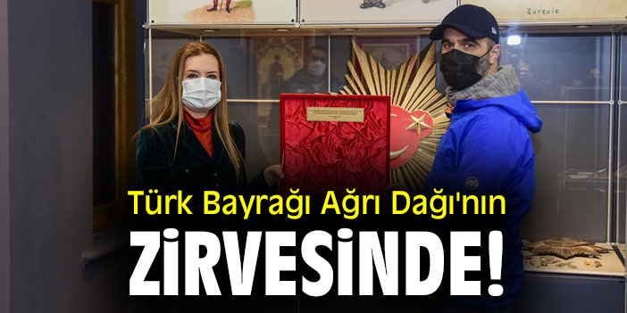Türk Bayrağı Ağrı Dağı'nın zirvesinde!
