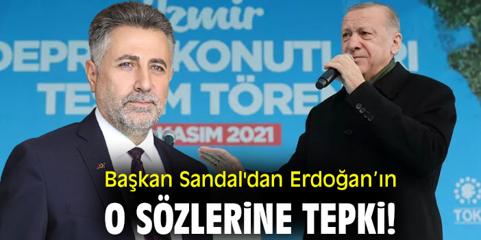 Başkan Sandal tören alanını terk etti