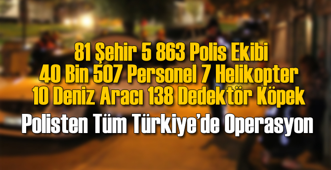 Türkiye Çapında Polis Operasyonu