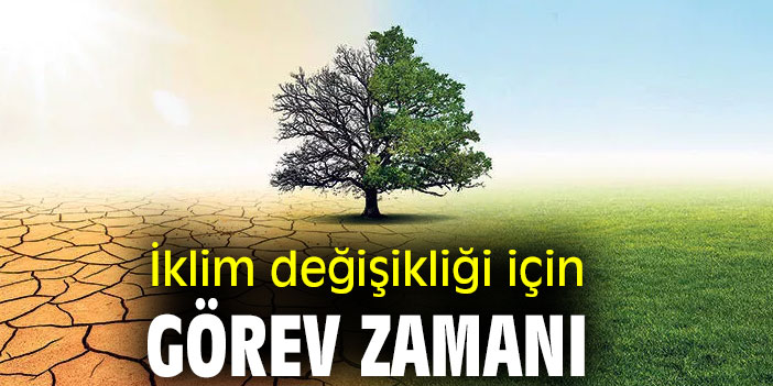 İklim değişikliği için  görev zamanı