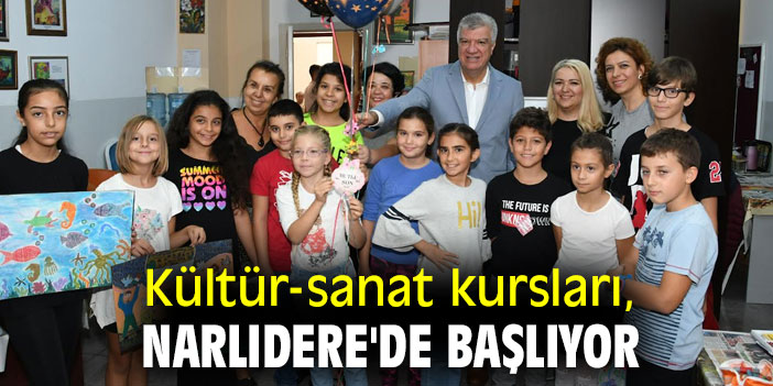 Kültür-sanat kursları, Narlıdere'de başlıyor