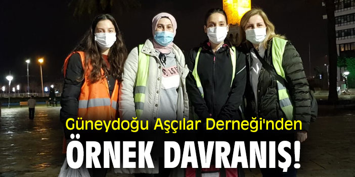 Güneydoğu Aşçılar Derneği'nden örnek davranış!