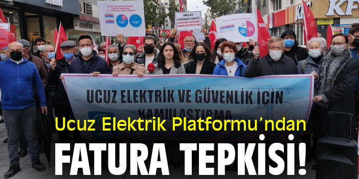 Ucuz Elektrik Platformu’ndan fatura tepkisi!
