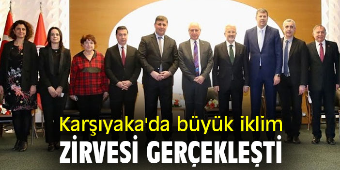 Karşıyaka'da büyük iklim zirvesi gerçekleşti