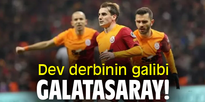 Dev derbinin galibi Galatasaray!
