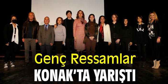 Genç Ressamlar, Konak'ta yarıştı