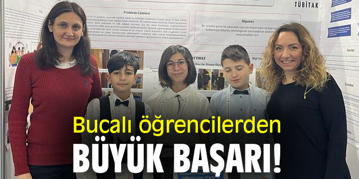 Bucalı öğrencilerden büyük başarı!