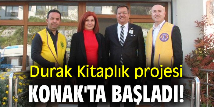 Durak Kitaplık projesi Konak'ta başladı!