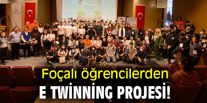 Foçalı öğrencilerden eTwinning Projesi!