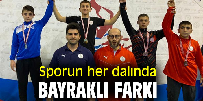 Sporun her dalında Bayraklı farkı