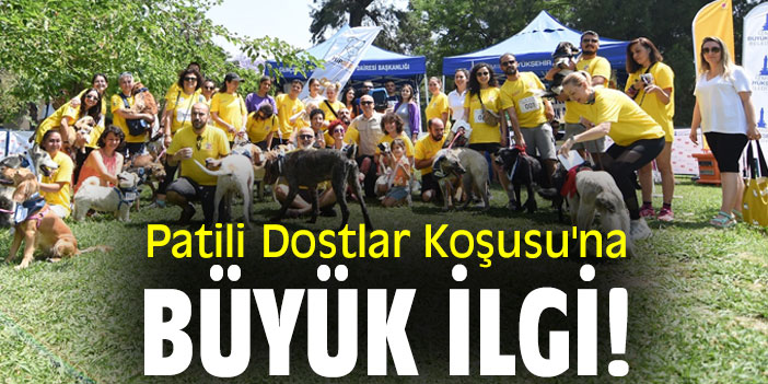Patili Dostlar Koşusu'na büyük ilgi!