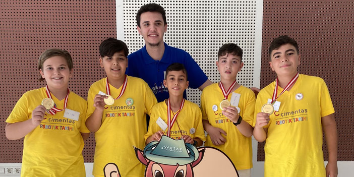 Çimentaş Robotik Takımı'na mühendislik ödülü!