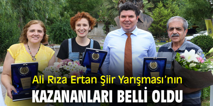 Ali Rıza Ertan Şiir Yarışması’nın kazananları belli oldu