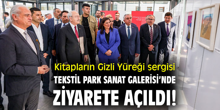 Kitapların Gizli Yüreği sergisi Tekstil Park Sanat Galerisi’nde ziyarete açıldı!